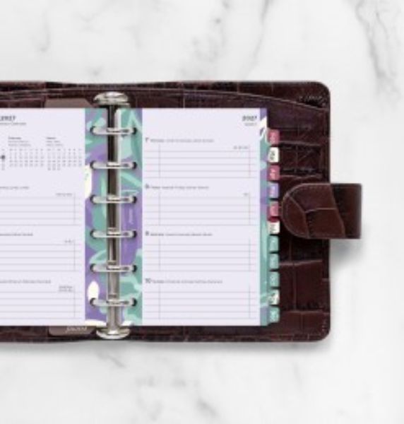 Immagine di 27-06321 - DIARIO 2027 POCKET SETTIMANALE FLORAL