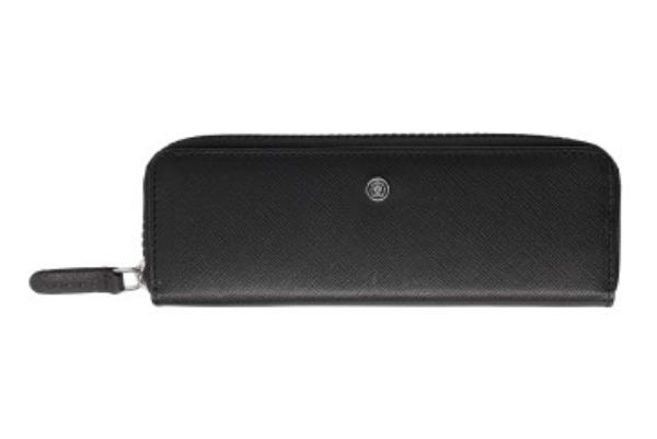 Immagine di E300041 - ASTUCCIO ZIP DOPPIO NERO