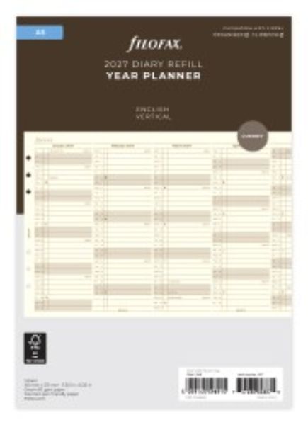 Immagine di 27-68508 - PLANNER 2027 A5 ANNUALE VERTICALE CREMA