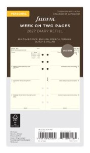 Immagine di 27-68413 - DIARIO 2027 PERSONAL SETTIMANALE CREMA