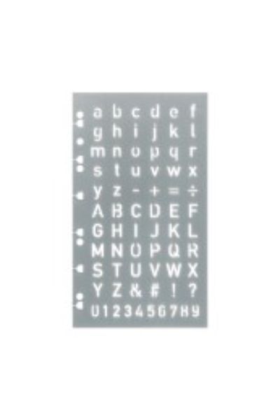 Immagine di L132857 - LETTER STENCIL