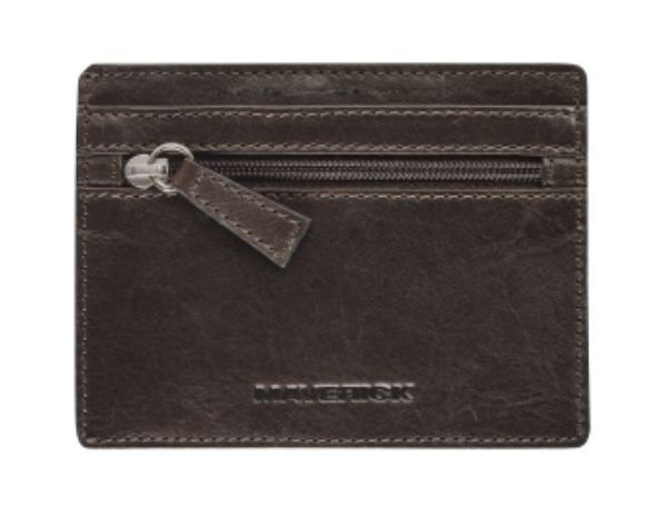 Immagine di O140533 - MAVERICK BROWN PORTAFOGLIO SINGOLO CON ZIP MAV-MB-053-03