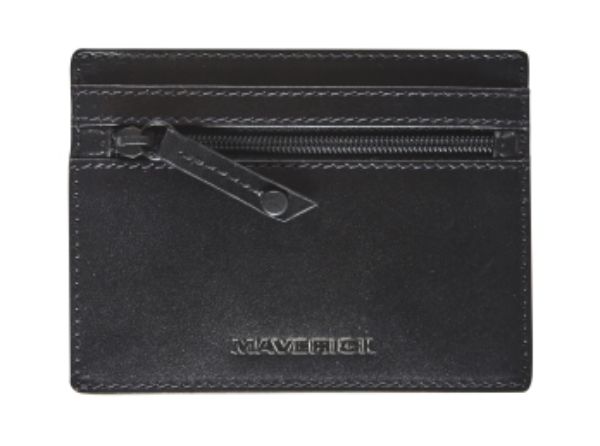 Immagine di O120531 - ALL BLACK PORTAFOGLIO SINGOLO CON ZIP MAV-AB-053-01