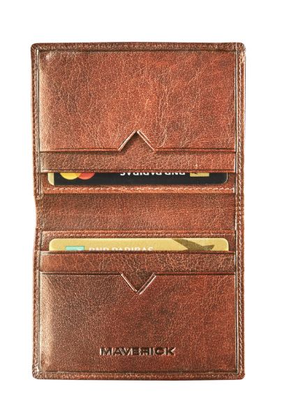 Immagine di O130515 - ROUGH GEAR PORTACARTE DI CREDITO - COGNAC MAV-RG-051-25