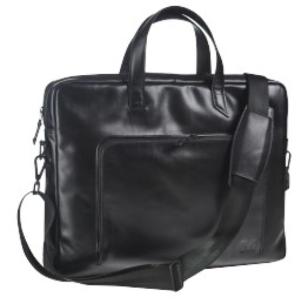 Immagine di O123101 - ALL BLACK BORSA CON TASCA LAPTOP17 MAV-AB-310-01