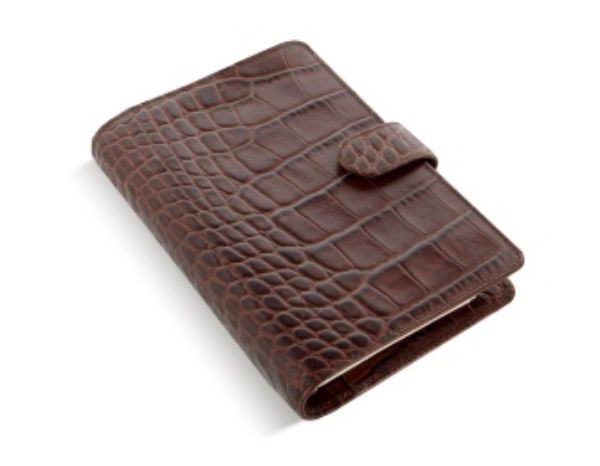 Immagine di L026016 - ORGANISER CROC PERSONAL MARRONE