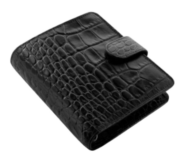 Immagine di L026074 - ORGANISER CROC POCKET EBANO