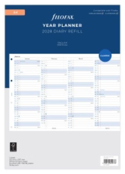 Immagine di 28-68702 - PLANNER 2028 A4 ANNUALE VERTICALE