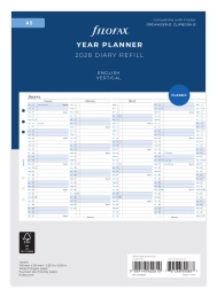 Immagine di 28-68501 - PLANNER 2028 A5 ANNUALE VERTICALE