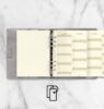 Immagine di 28-68508 - PLANNER 2028 A5 ANN VERTICALE CREMA