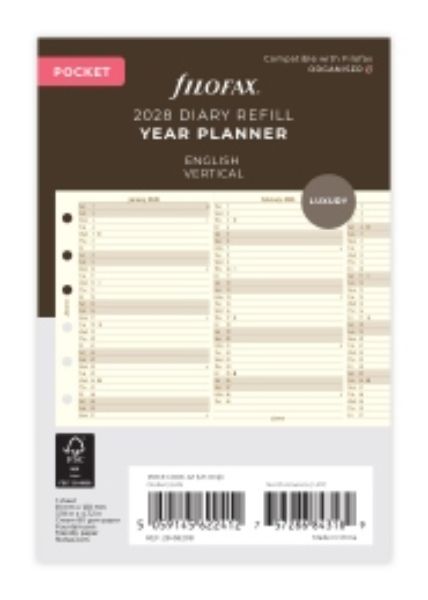 Immagine di 28-68208 - PLANNER 2028 POCKET ANN VERT CREM